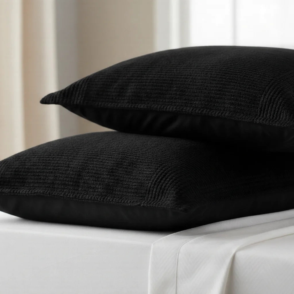 Classic Black Pillows