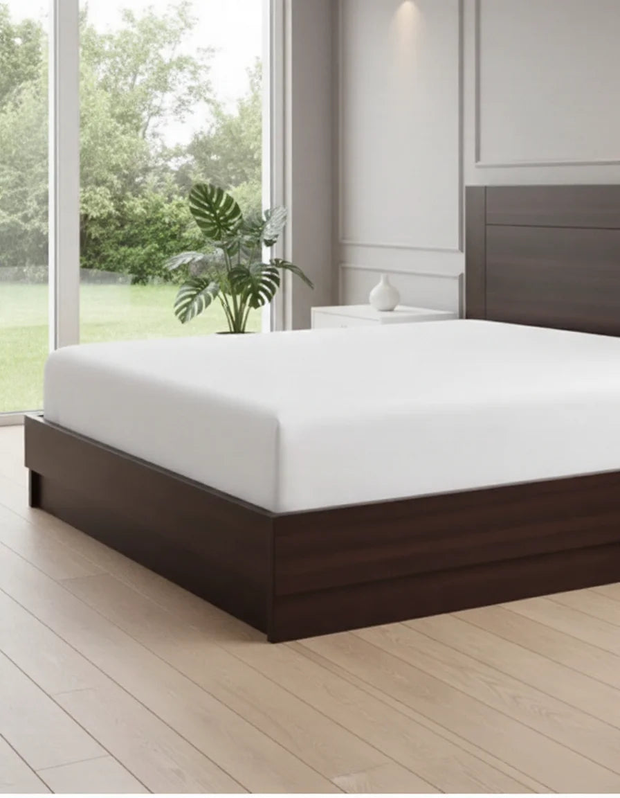 Premium Solid White Fitted Sheet