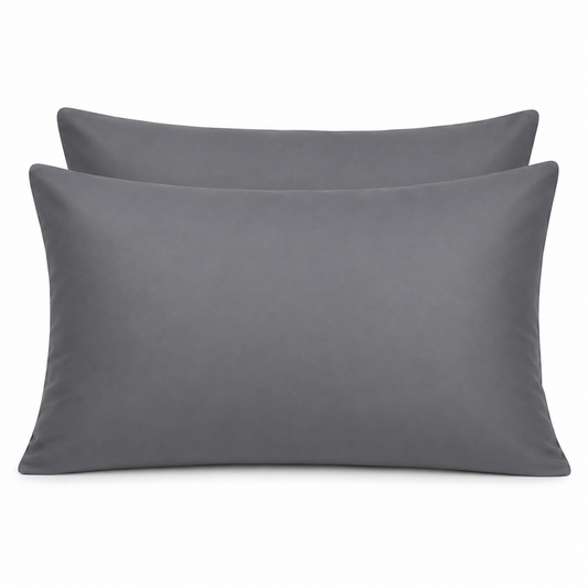 Premium Grey Microfiber Pillowcase