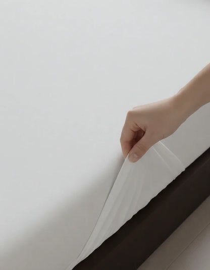 Premium Solid White Fitted Sheet