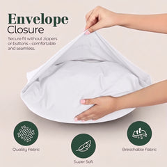 Premium White Microfiber Pillowcase