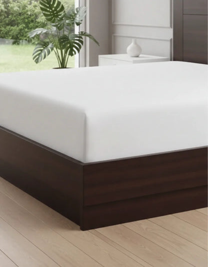 Premium Solid White Fitted Sheet