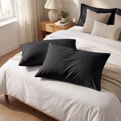 Premium Black Microfiber Pillowcase