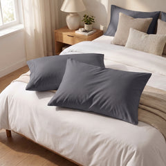 Premium Grey Microfiber Pillowcase