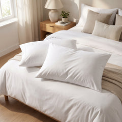 Premium White Microfiber Pillowcase