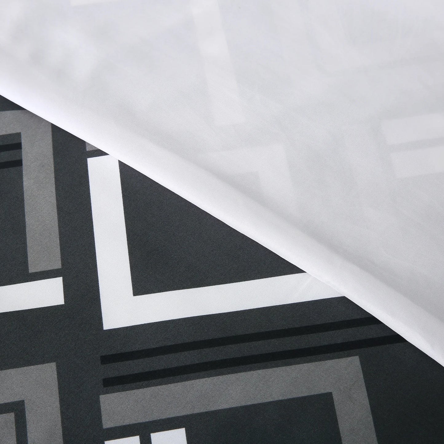 Tick Tak Box Grey/Black Complete Bedsheet Set