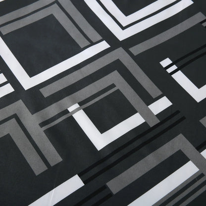 Tick Tak Box Grey/Black Complete Bedsheet Set