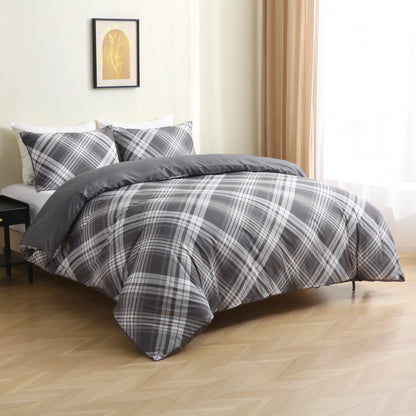 Diamond Hash Check Complete Bedding Set
