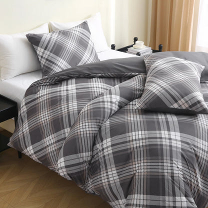 Diamond Hash Check Complete Bedding Set