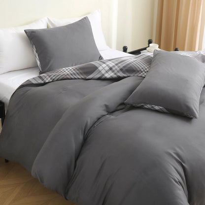 Diamond Hash Check Complete Bedding Set