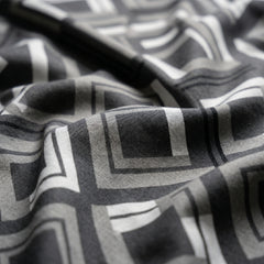 Tick-Tak Modern Checkered Grid Microfiber Bedding Set