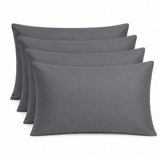 Premium Grey Microfiber Pillowcase