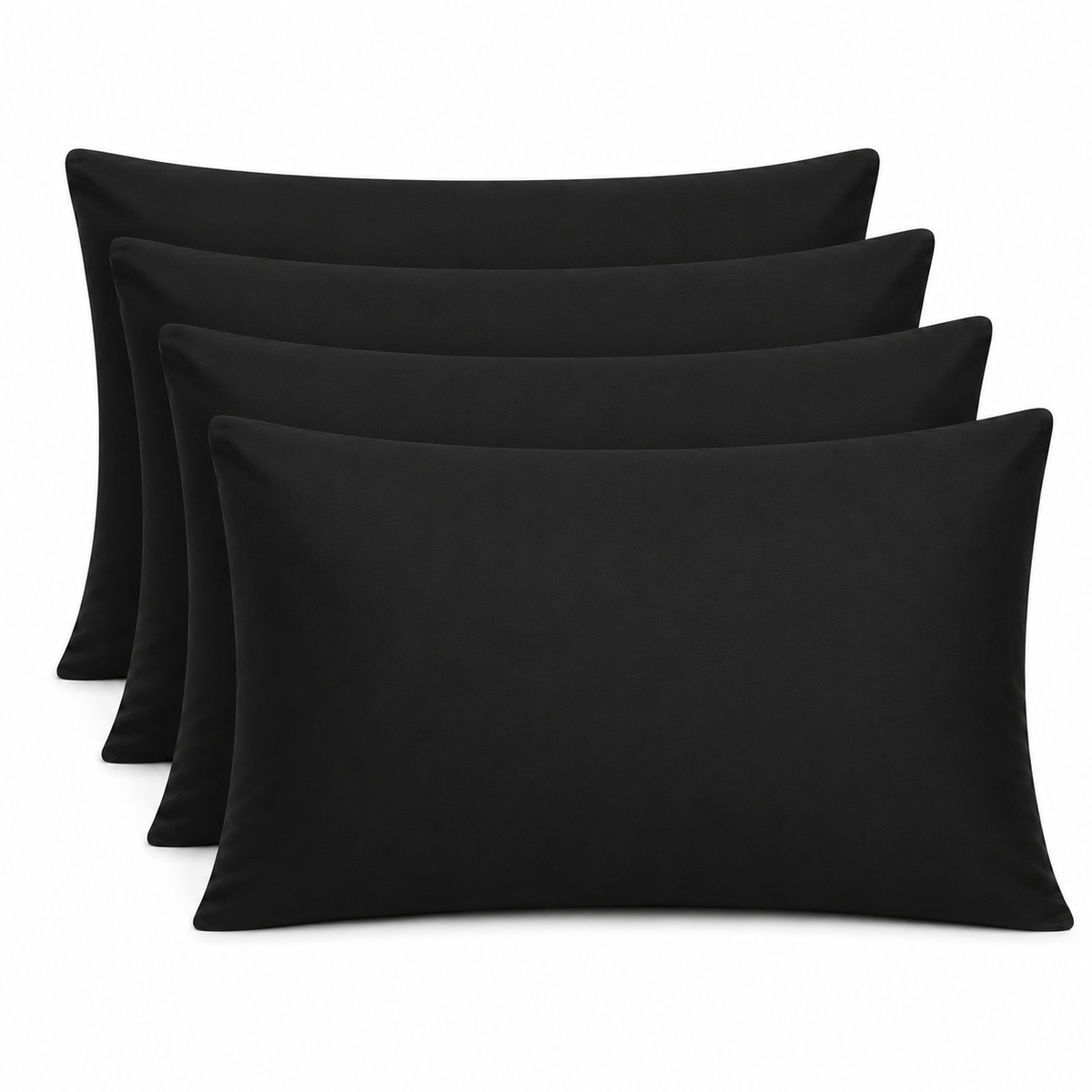 Premium Black Microfiber Pillowcase