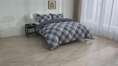 Diamond Hash Check Complete Bedding Set